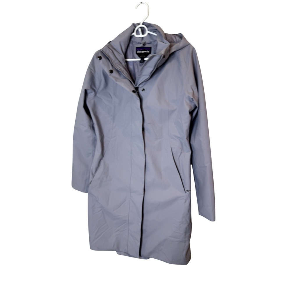 Patagonia Coat Womens Small Purple Hooded H2No Waterproof Rain Jacket Shell